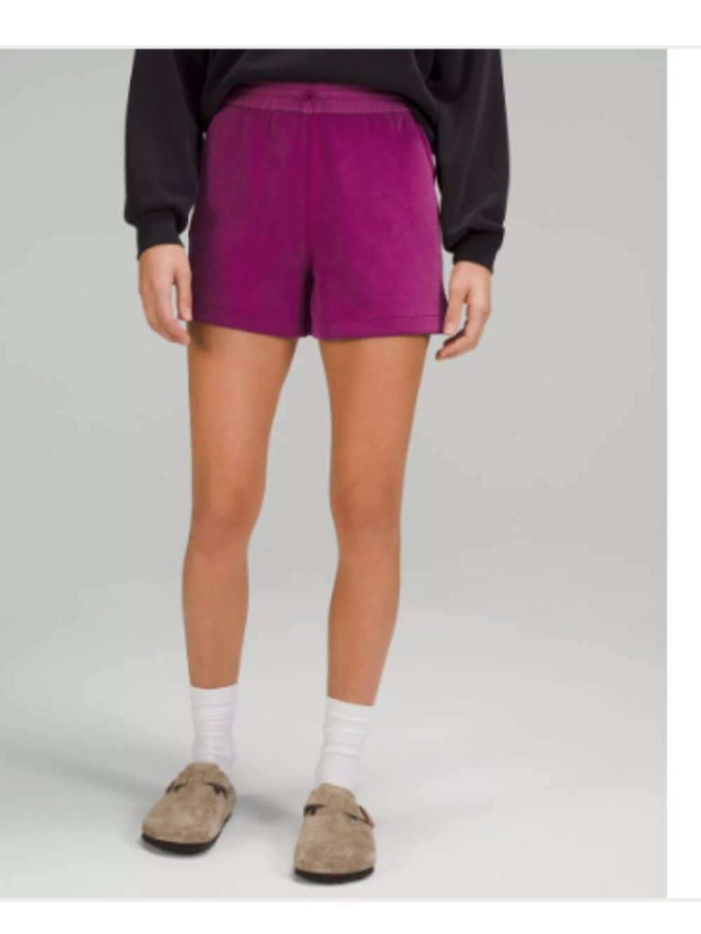 Lululemon Softstreme High Rise Short 4" Magenta Purple Size 10